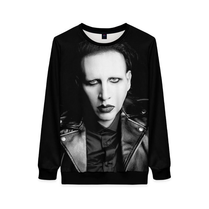 Женский свитшот 3D Мэрилин Мэнсон фото