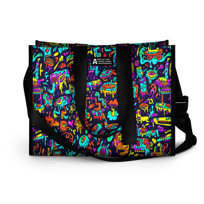 Сумка-шоппер 3D Monster bombing фото