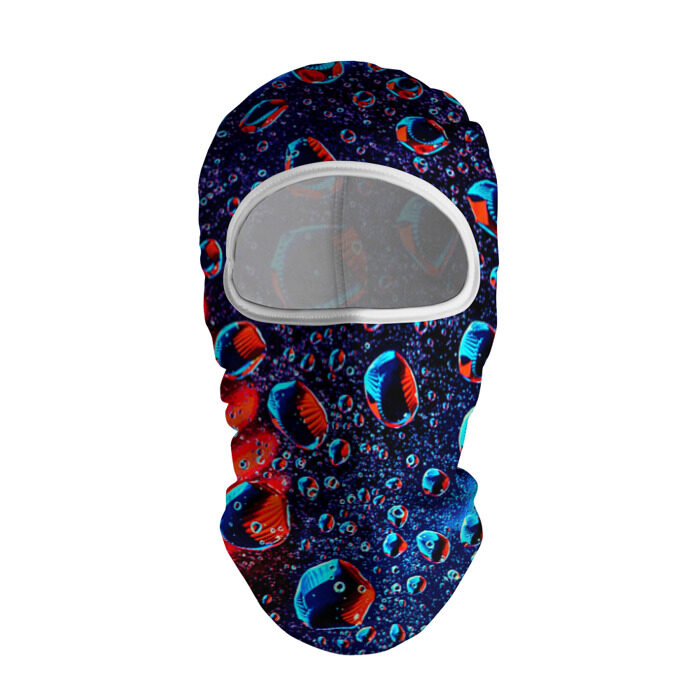 Балаклава 3D Капли на стекле фото