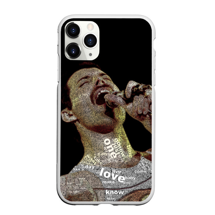 Чехол для iPhone 11 Pro матовый Фредди Меркьюри фото