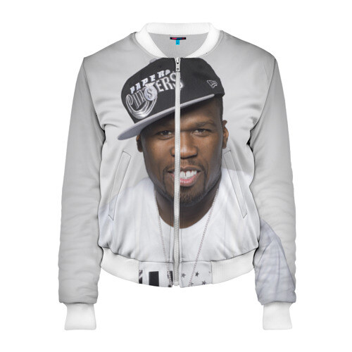 Женский бомбер 3D 50 cent фото