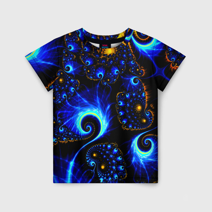 Детская футболка 3D colours фото