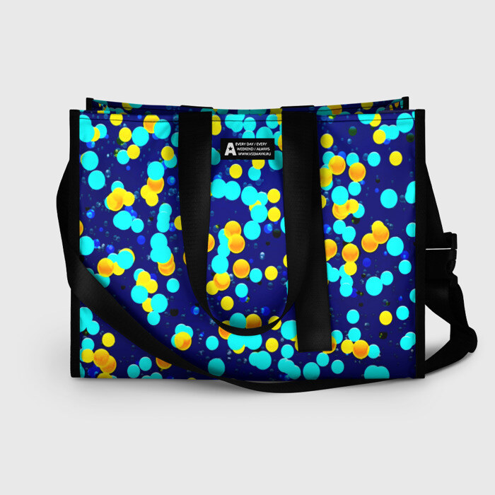 Сумка-шоппер 3D Пузырьки фото