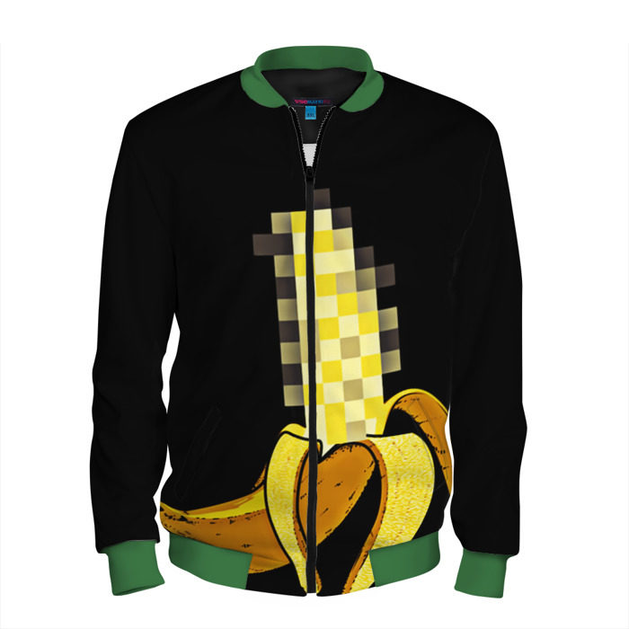 Мужской бомбер 3D Банан 18+ фото