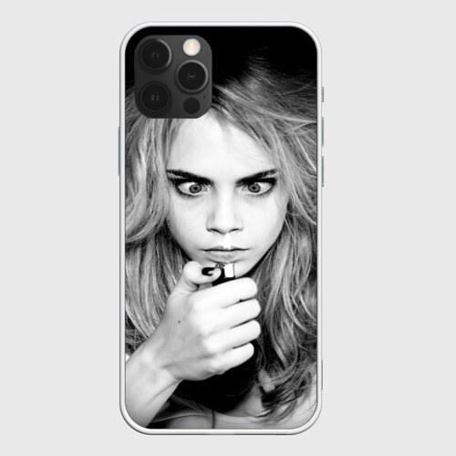 Чехол для iPhone 12 Pro Max Кара Делевинь фото