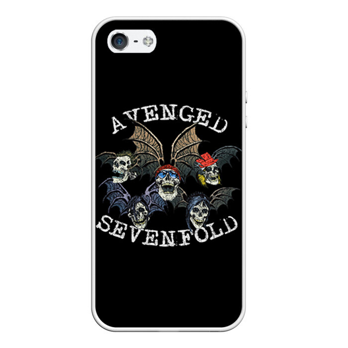 Чехол для iPhone 5/5S матовый Avenged Sevenfold фото