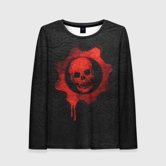 Женский лонгслив 3D Gears of War фото