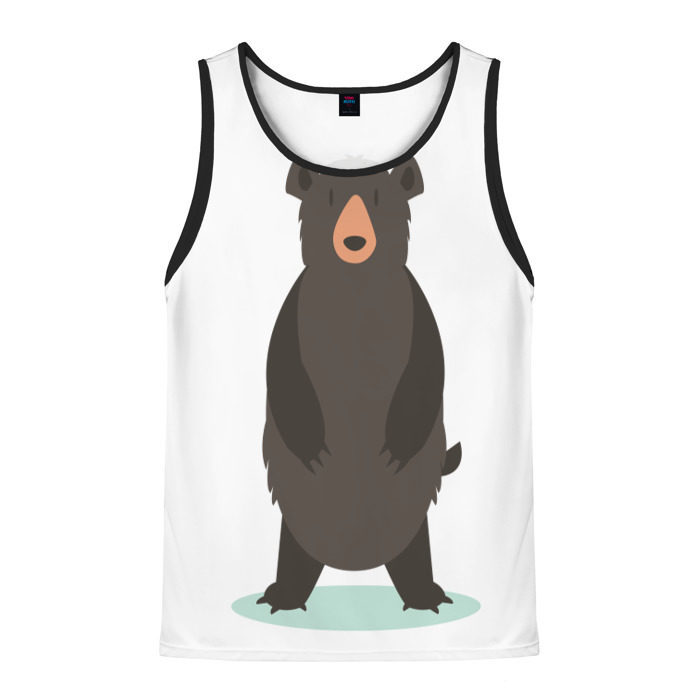 Мужская майка 3D Мишаня фото