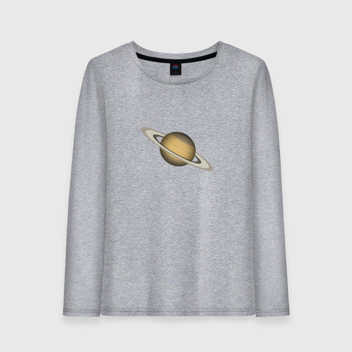 Женский лонгслив хлопок Сатурн - Saturn фото
