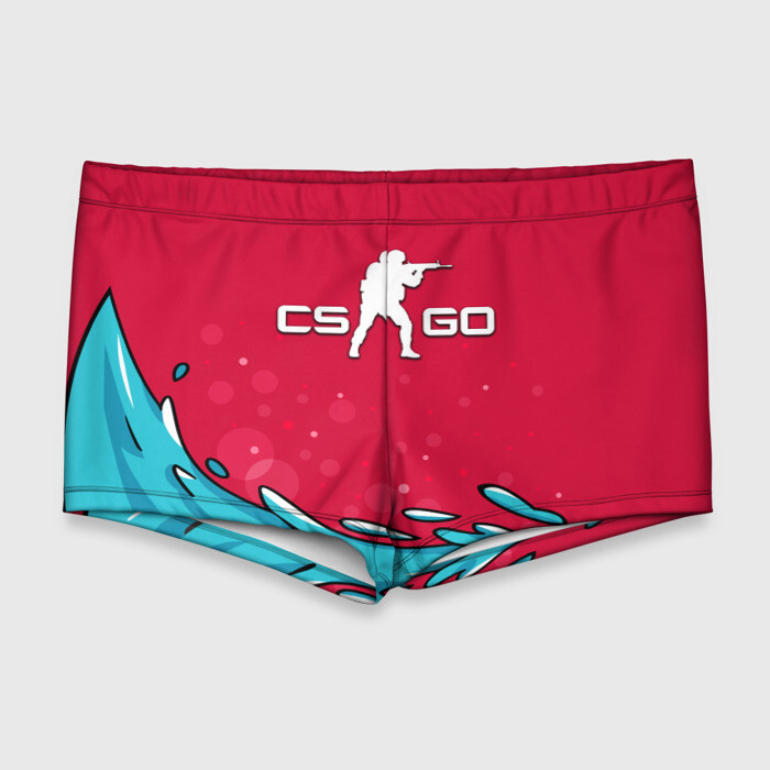 Мужские купальные плавки 3D Water Elemental cs go фото