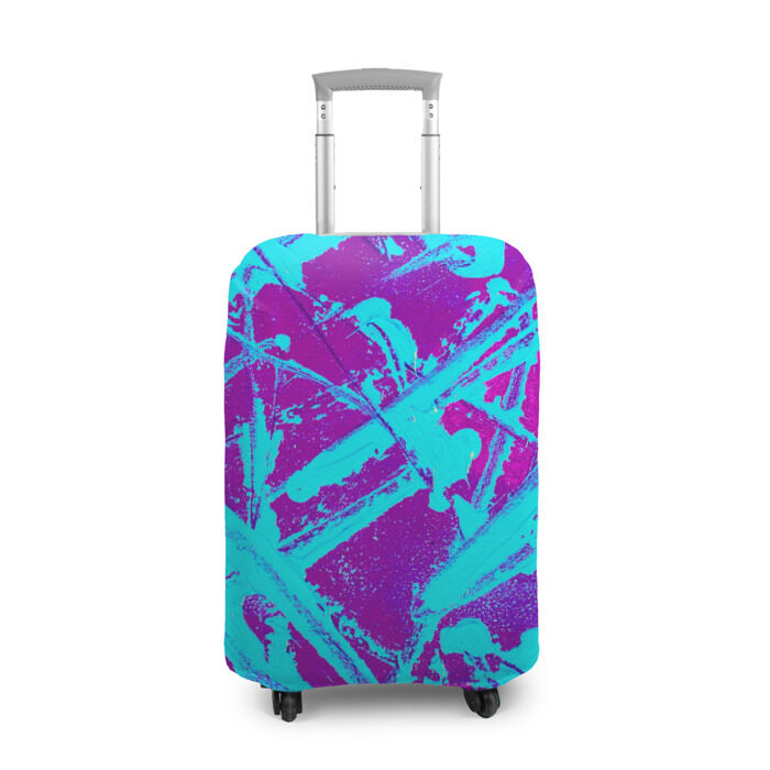 Чехол для чемодана 3D Blue cky фото