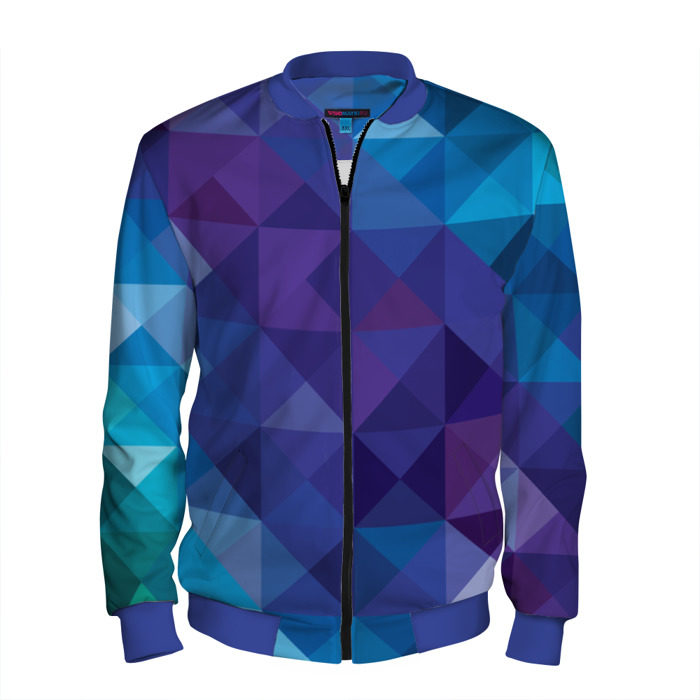 Мужской бомбер 3D Абстракция фото
