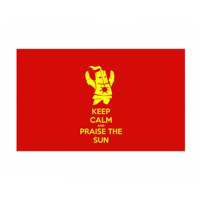 Бумага для упаковки 3D Keep calm and praise the sun фото