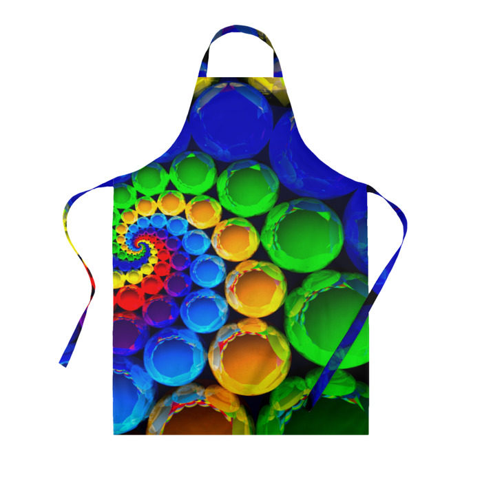 Фартук 3D Круги фото