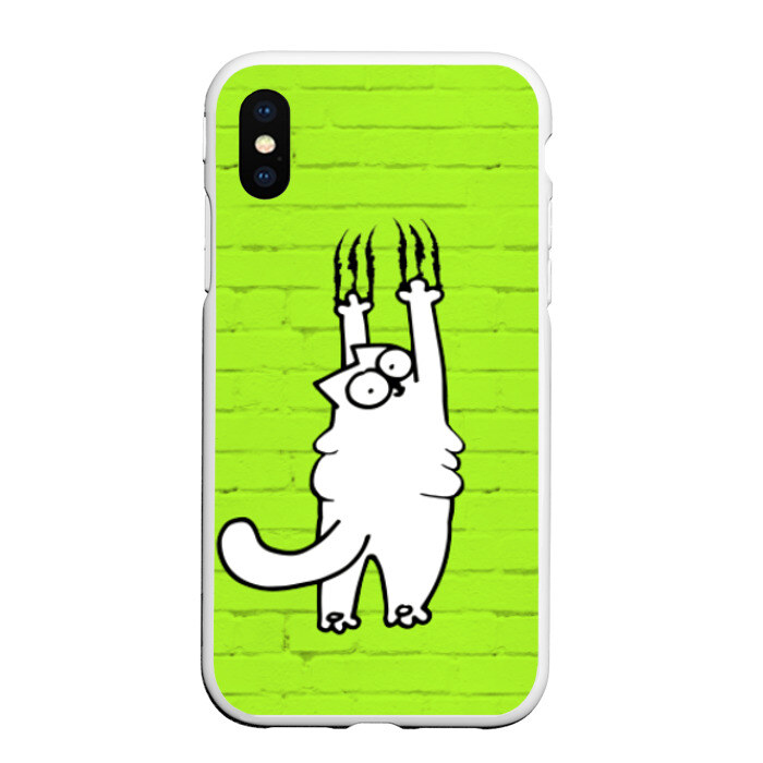Чехол для iPhone XS Max матовый Simons cat 3 фото