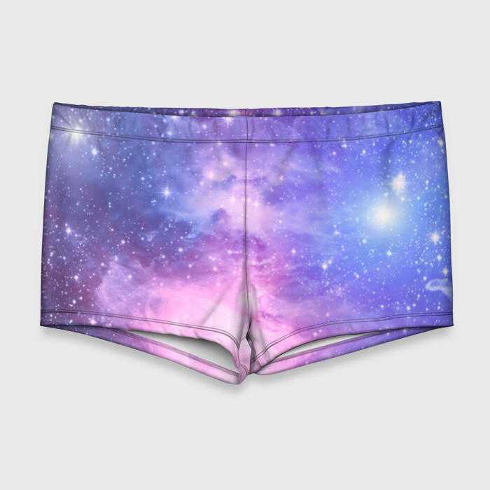 Мужские купальные плавки 3D Галактика фото