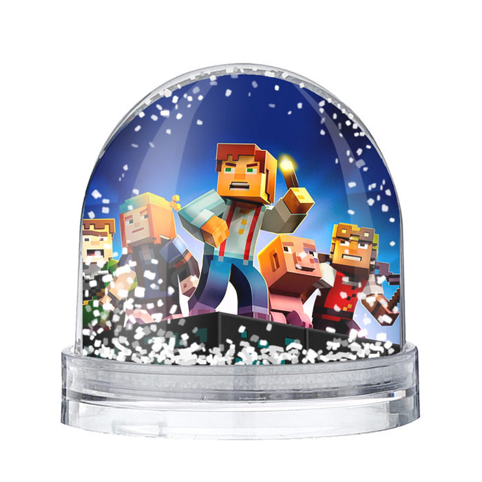Снежный шар Minecraft фото