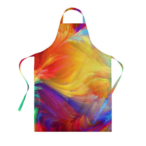 Фартук 3D Красочная фантазия фото
