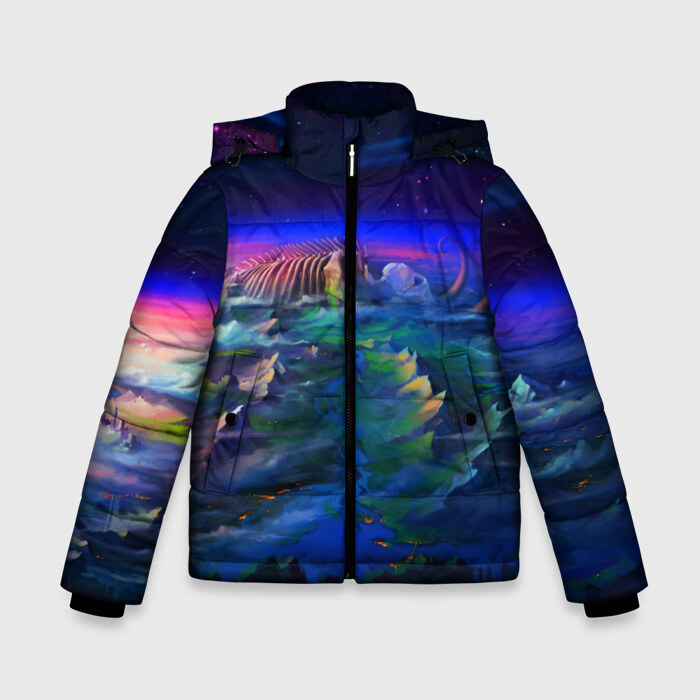 Зимняя куртка для мальчиков 3D Арт фото
