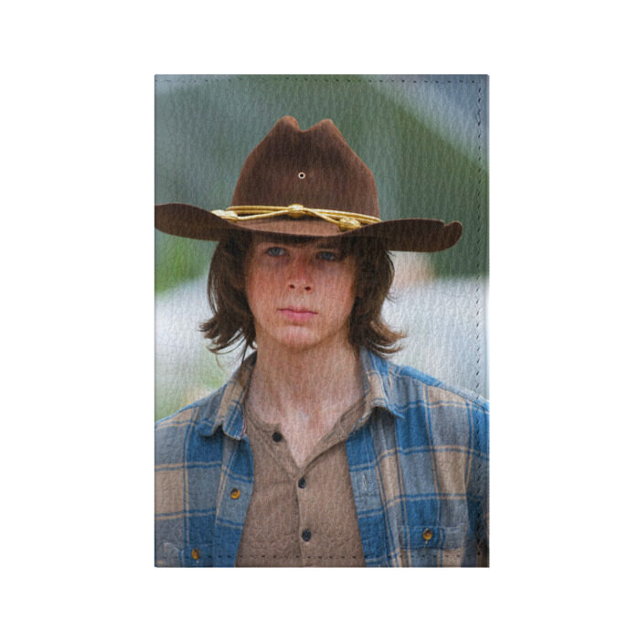 Обложка для паспорта матовая кожа Карл фото