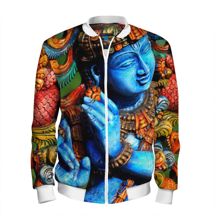 Мужской бомбер 3D Индия фото