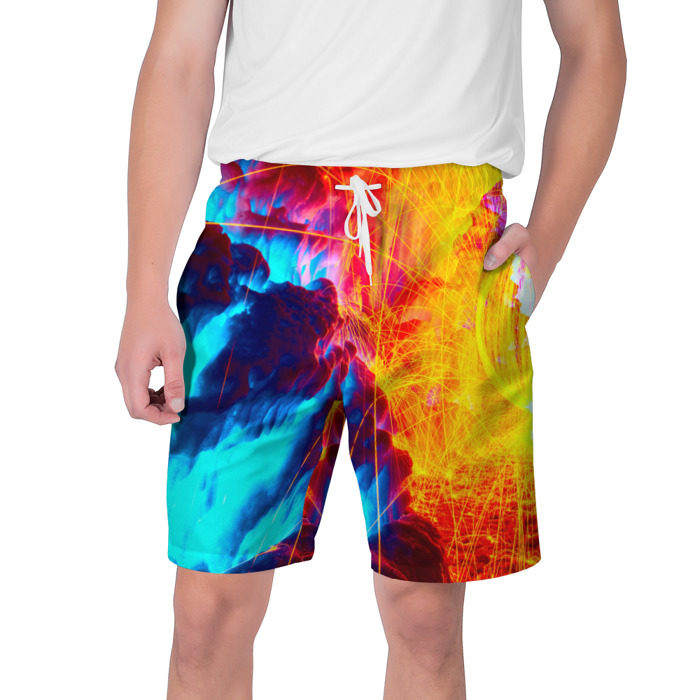 Мужские шорты 3D Вулканический фото