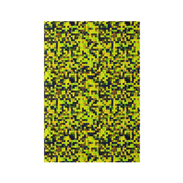 Обложка для паспорта матовая кожа Пиксели фото