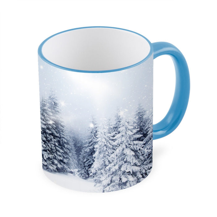 Кружка 3D Зимняя пора фото