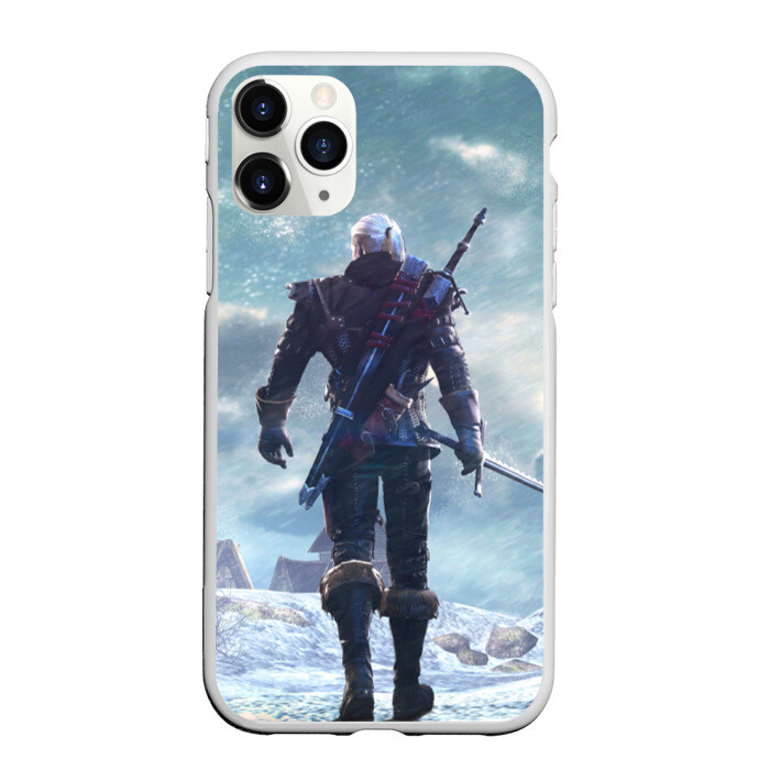 Чехол для iPhone 11 Pro матовый Ведьмак 3 фото