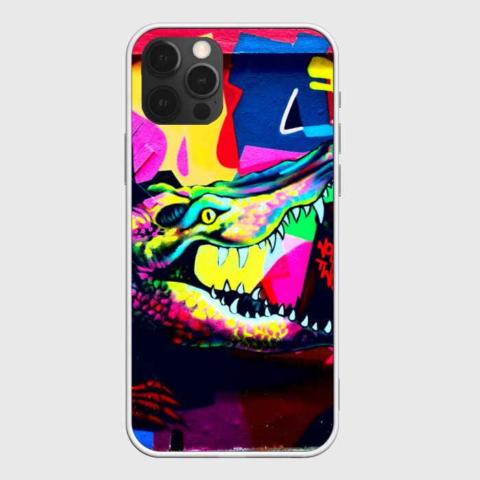 Чехол для iPhone 12 Pro Крокодил фото