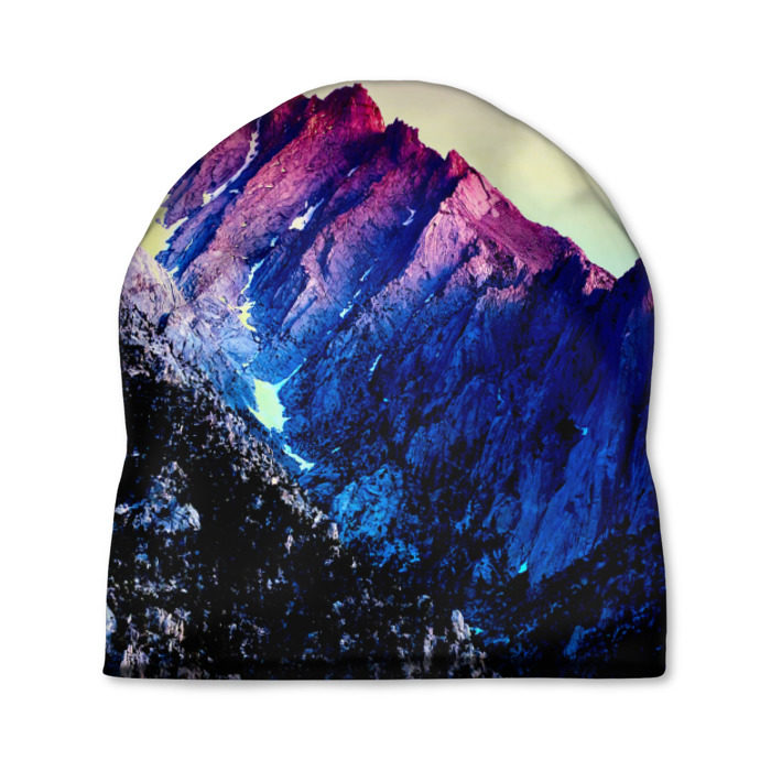 Шапка 3D Горы фото