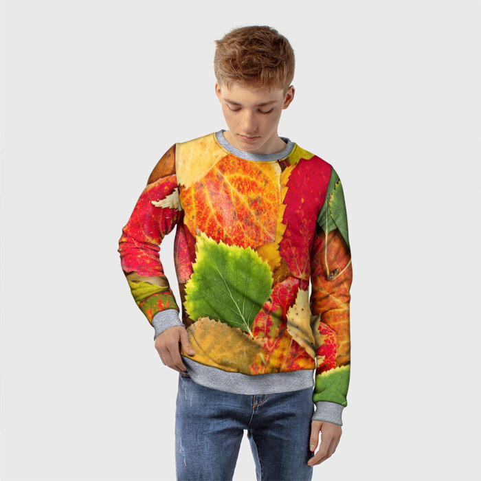 Детский свитшот 3D Осень фото