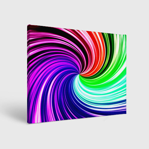 Холст прямоугольный Радуга фото