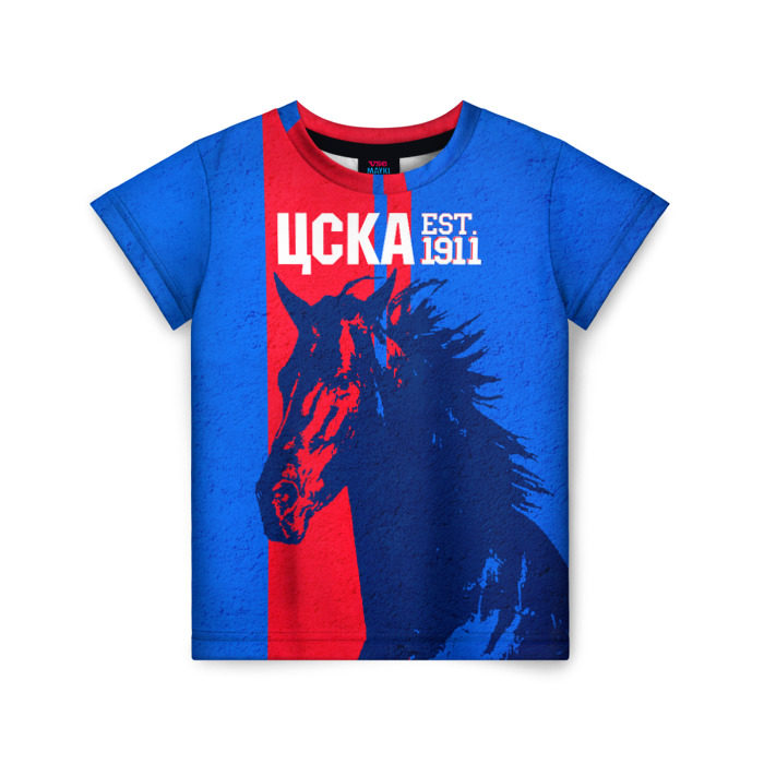 Детская футболка 3D ЦСКА ФК фото