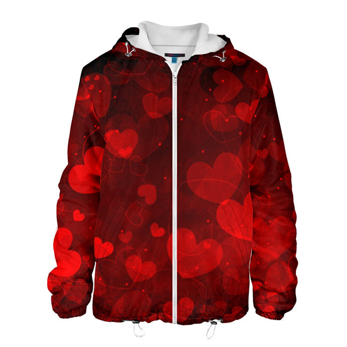Мужская куртка 3D Сердечко фото
