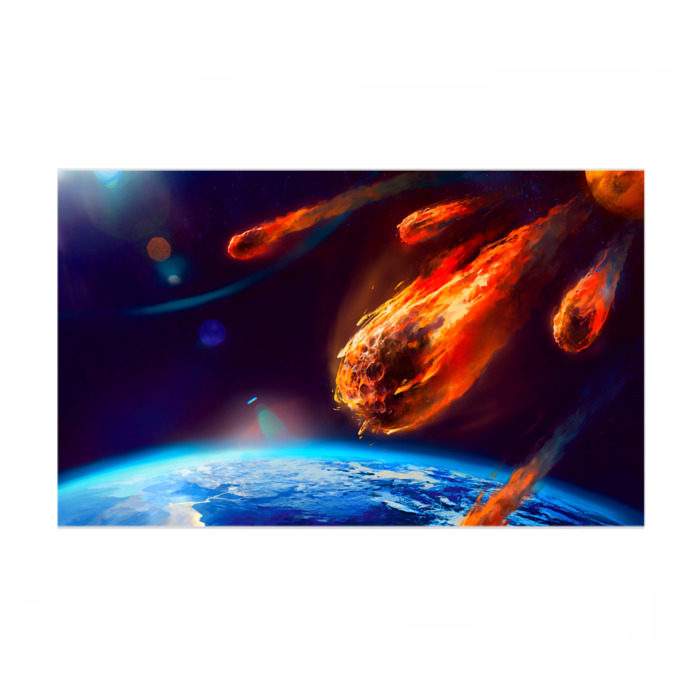 Бумага для упаковки 3D Космос фото