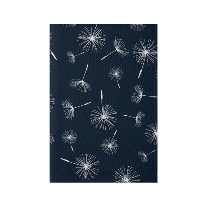 Обложка для паспорта матовая кожа Одуванчик фото