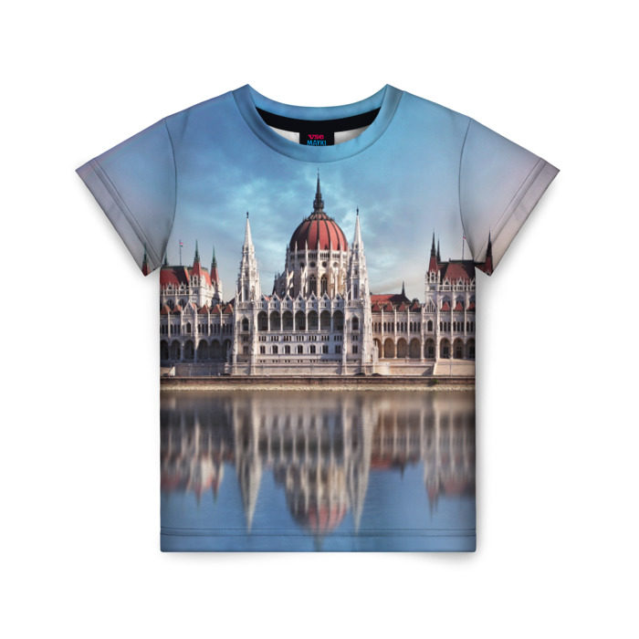 Детская футболка 3D Будапешт фото