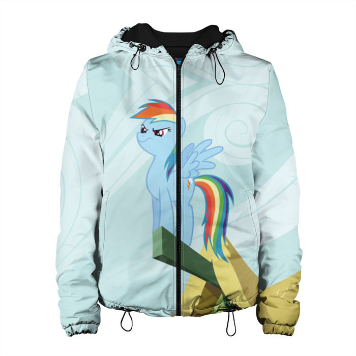 Женская куртка 3D Rainbow фото