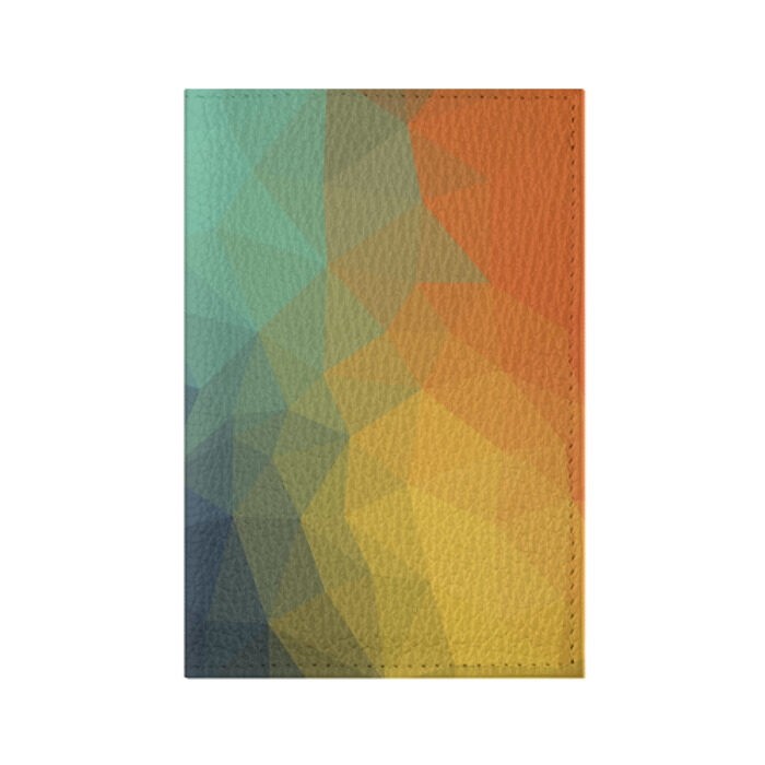 Обложка для паспорта матовая кожа Красочная текстура фото