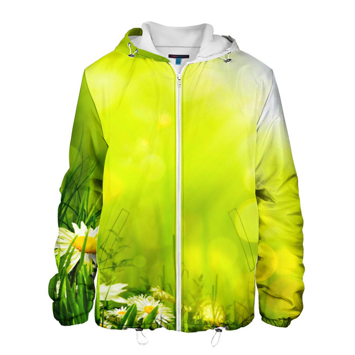 Мужская куртка 3D Цветы фото