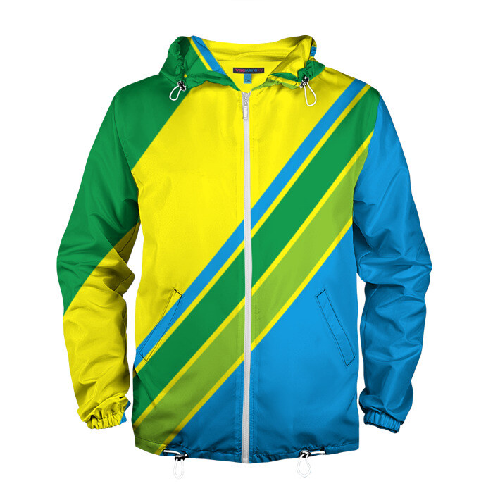 Мужская ветровка 3D Линии фото