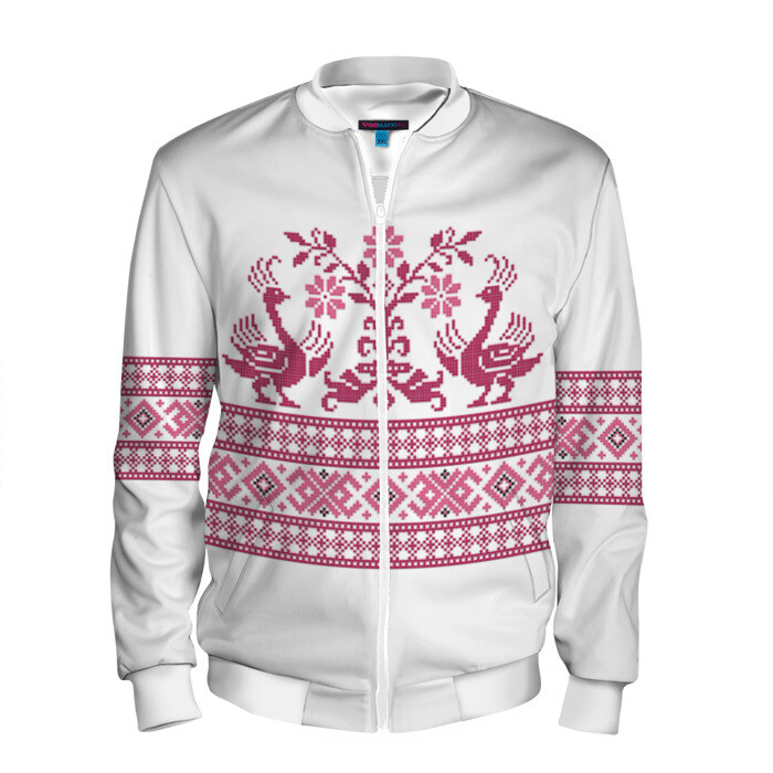 Мужской бомбер 3D Вышивка 36 фото