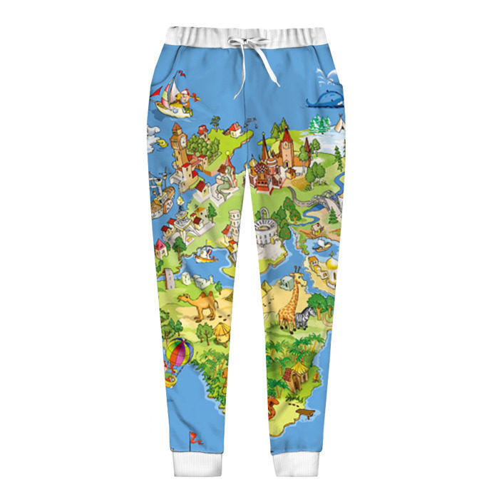 Женские брюки 3D Карта 7 фото