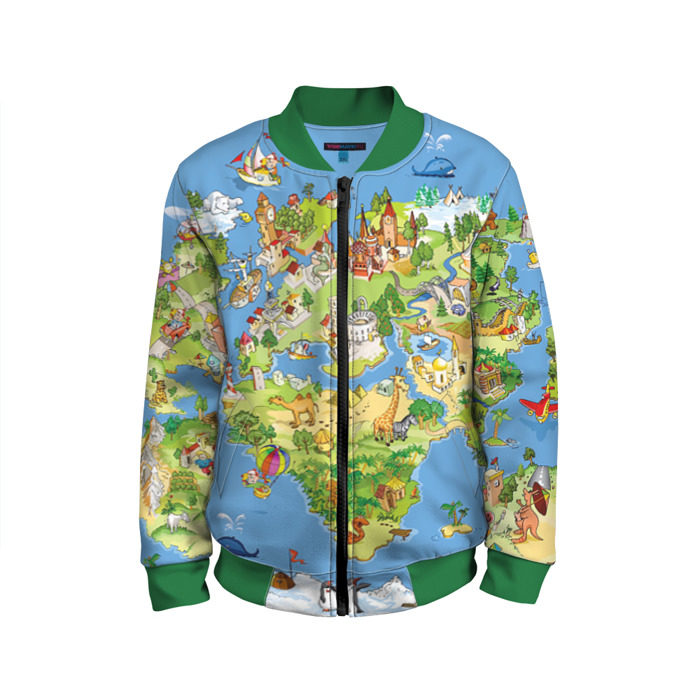 Детский бомбер 3D Карта 7 фото