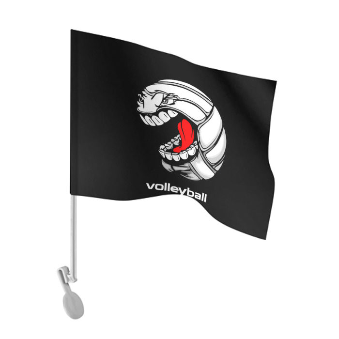 Флаг для автомобиля Волейбол 25 фото