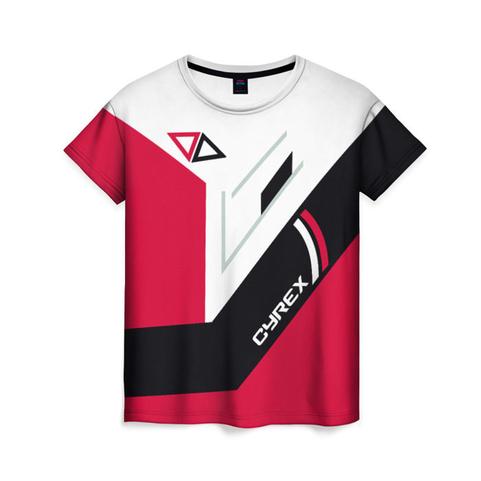 Женская футболка 3D Cyrex фото