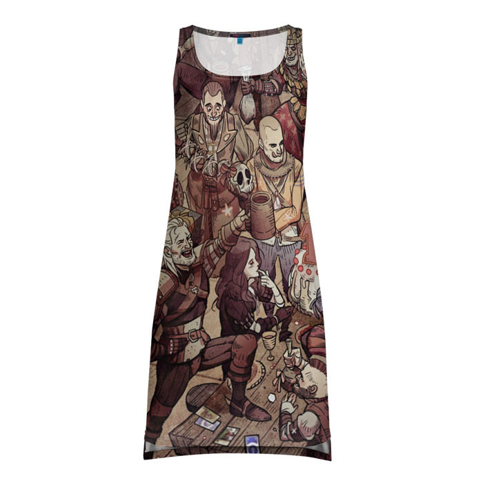 Платье-майка 3D Ведьмак и компания фото