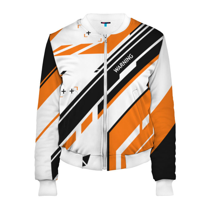 Женский бомбер 3D cs:go - Asiimov P90 Style фото