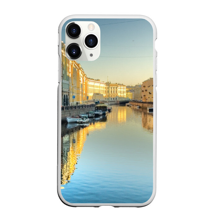 Чехол для iPhone 11 Pro матовый Питер фото